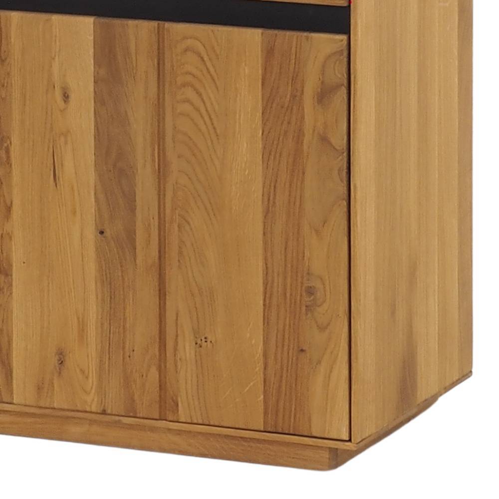 Highboard Vitrine aus Eiche Massivholz - Sofija