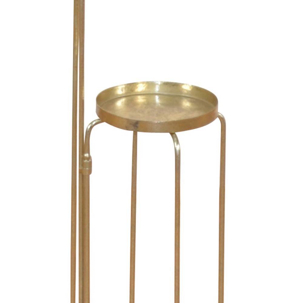 Kerzenständer aus Metall in Gold - Noberta
