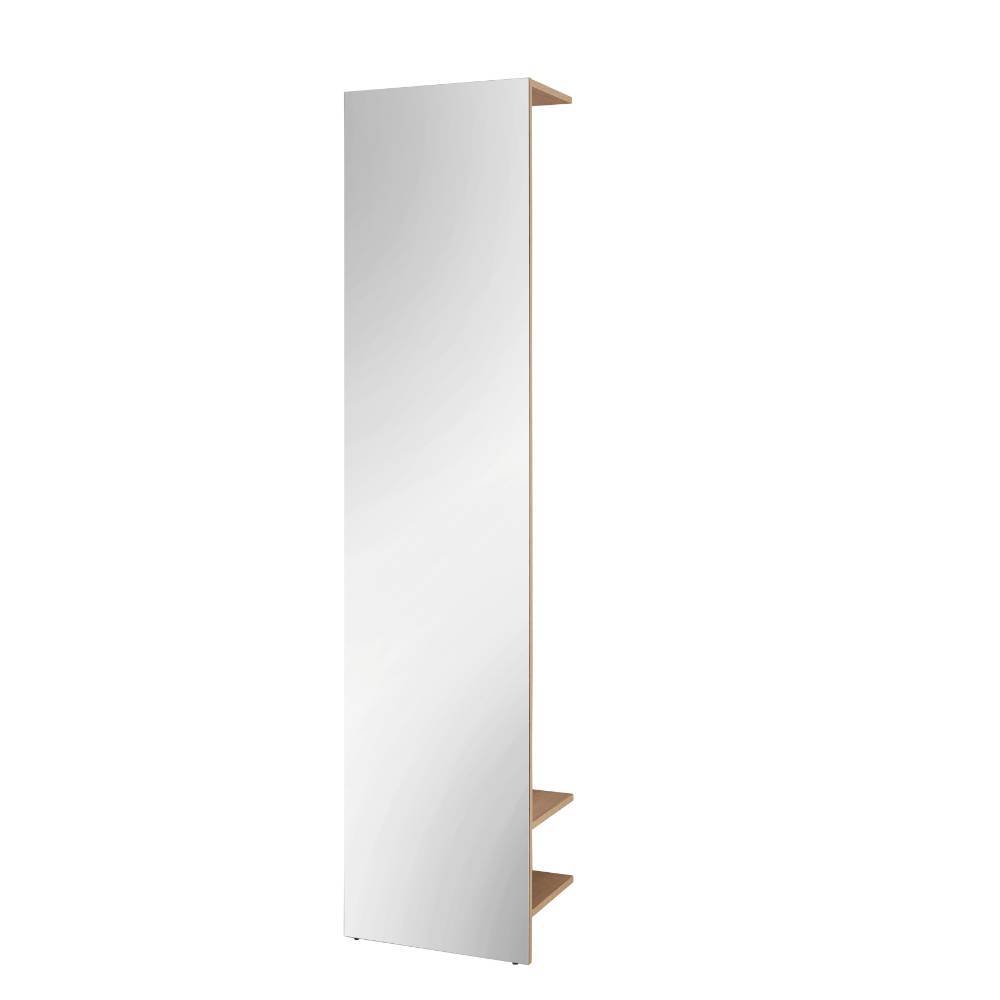 Flurgarderobe mit Spiegel in Wildeiche Dekor - Colomania