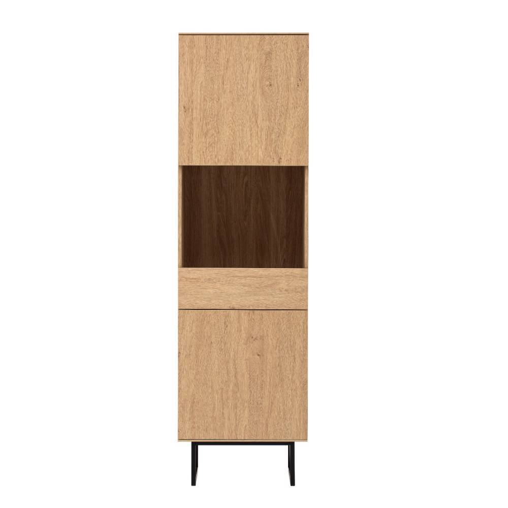 Vitrine in Eiche Stone Holzoptik - Jaskin