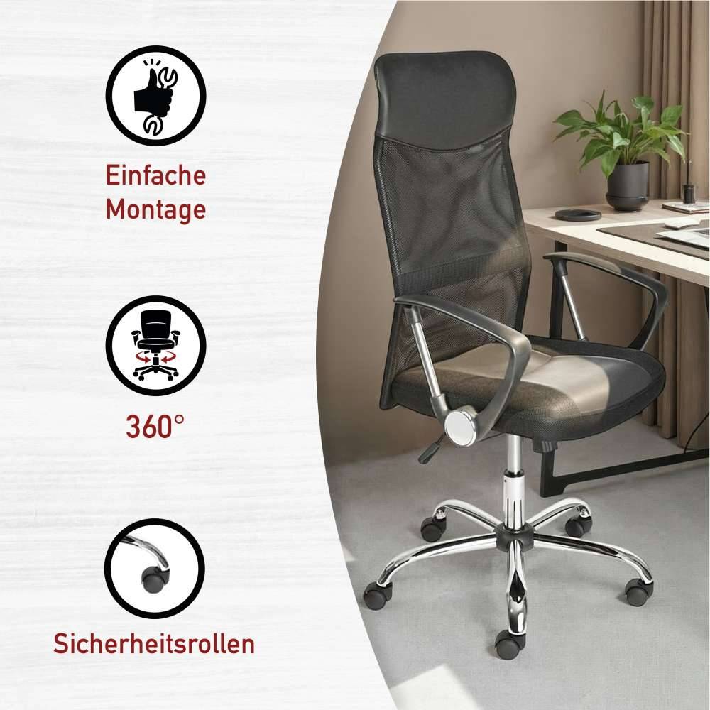 Bürostuhl Merkur mit Armlehnen