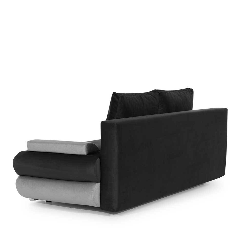 Federkern-Schlafsofa in Grün Samt - Harris