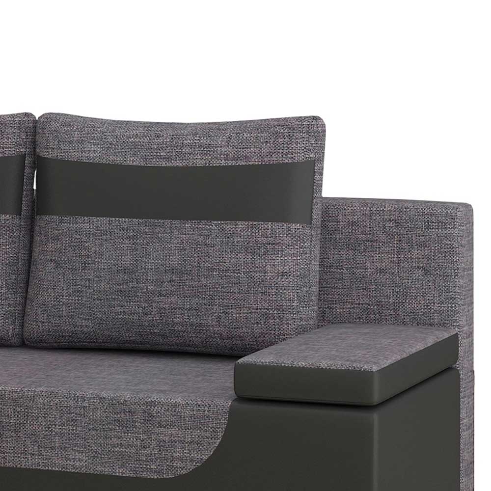 Design-Schlafsofa im Material-Mix - Ligov