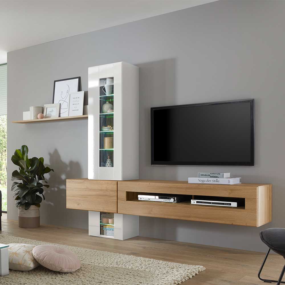 Wohnzimmermöbel TV Anbauwand - Dailin (fünfteilig)