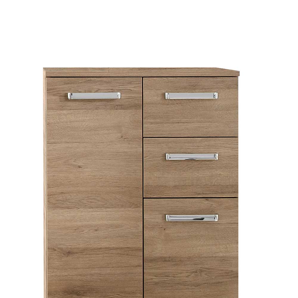 Holzoptik Badezimmermöbel Set - Lemi (vierteilig)