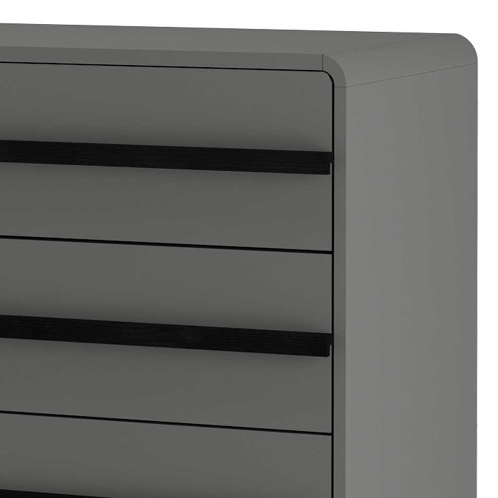 Moderne Kommode in Grau mit Schwarz - Pavias