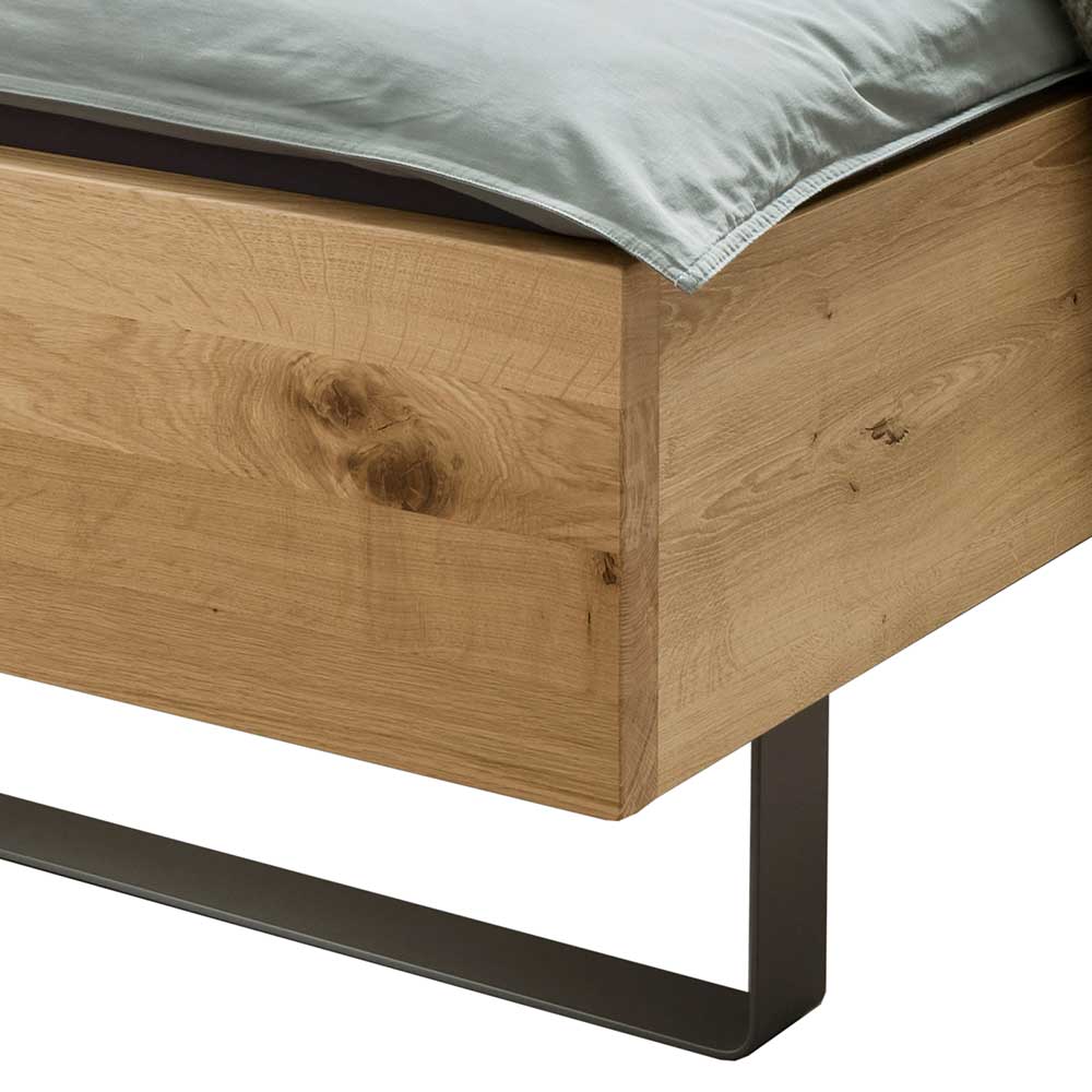 140 cm breites Bett im Industry Style - Siestago