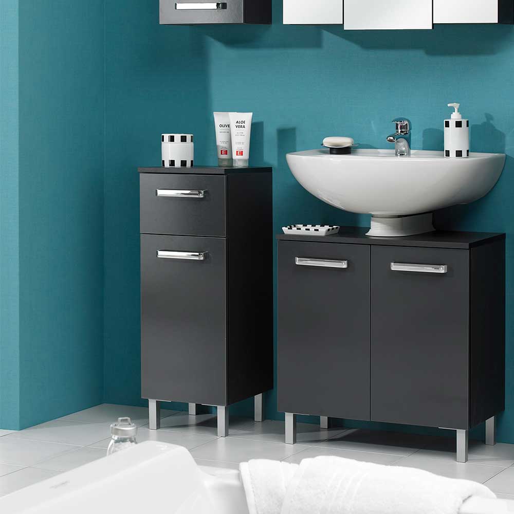 Badezimmerunterschrank in Anthrazit - Colistran