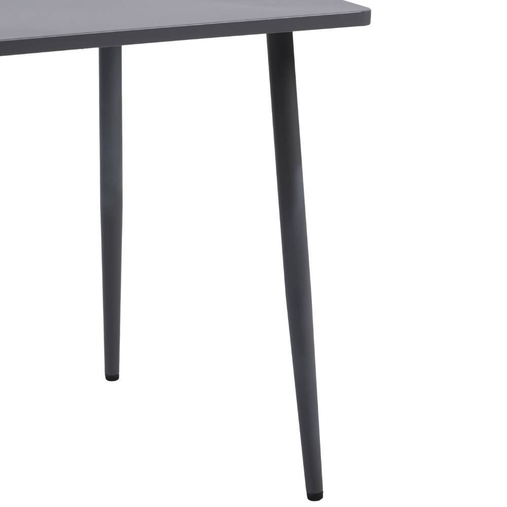 Quadratischer Outdoortisch in Grau - Fresh