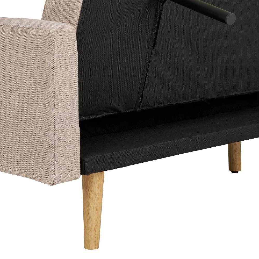 Skandi Schlafsofa in Beigegrau - Anhora