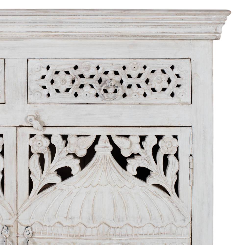 White Wash Sideboard im orientalischen Stil - Capo