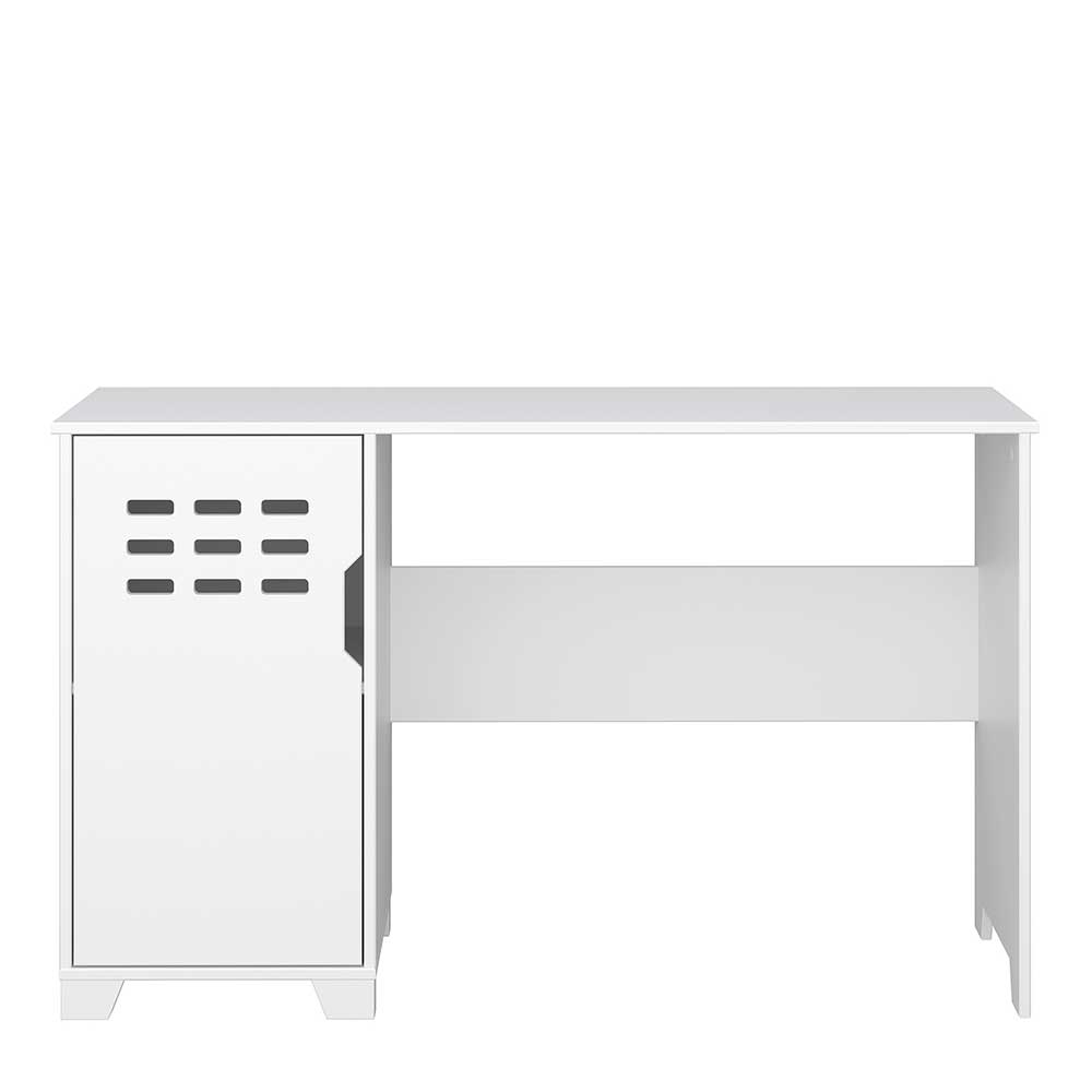 Weißer Schreibtisch im Skandi Design - Naidlas