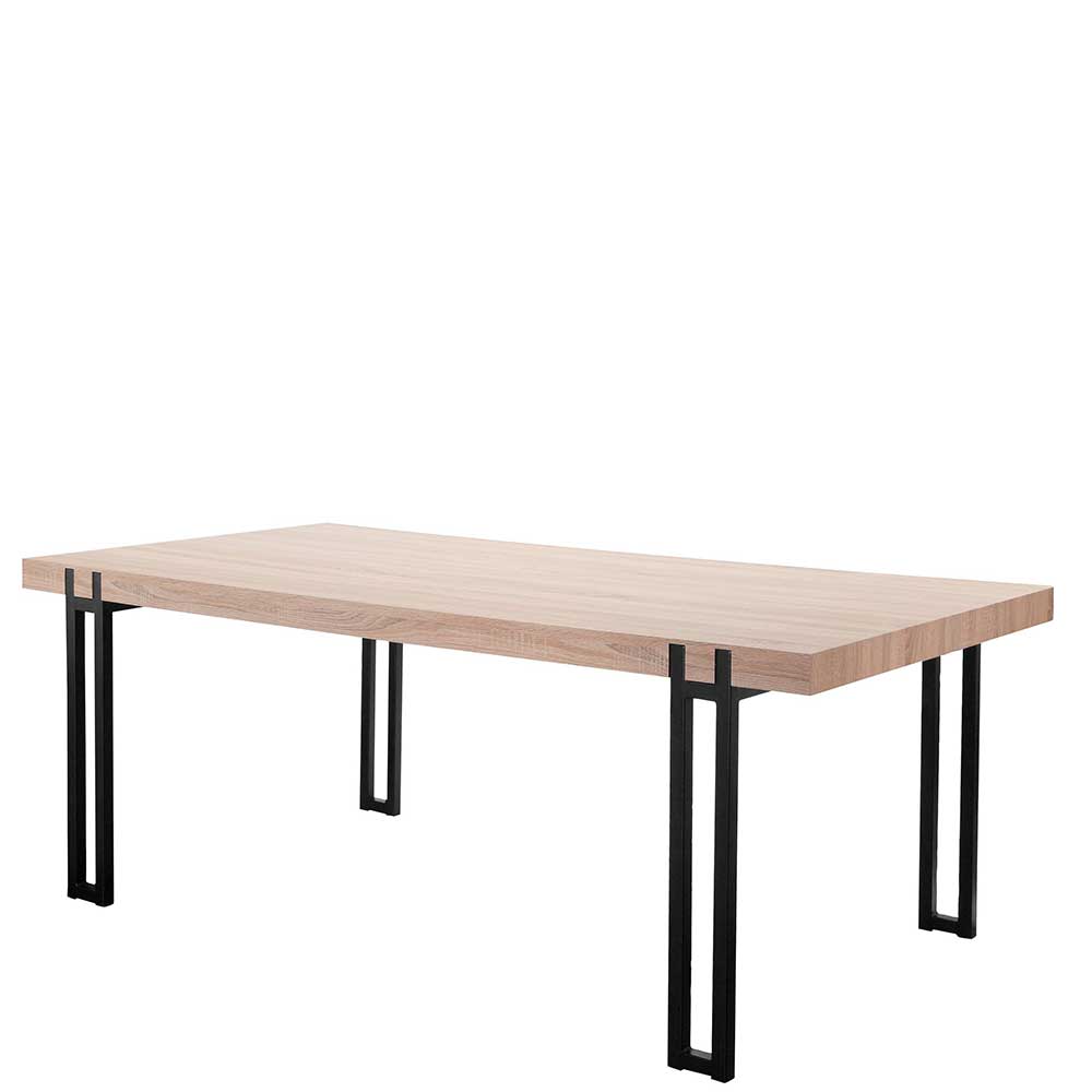 Esszimmer Tisch in Wildeiche Holzoptik - Kiko
