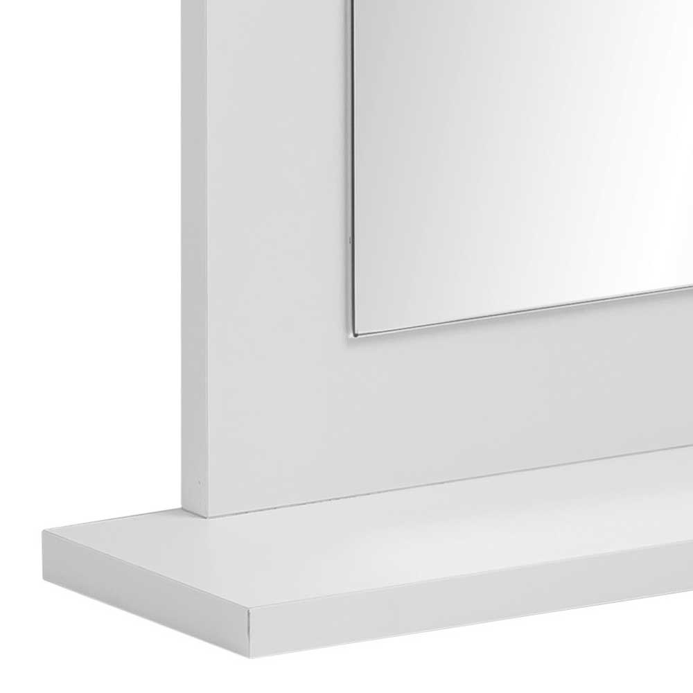 60x77x14 Spiegel mit Ablage in Weiß - Niuna