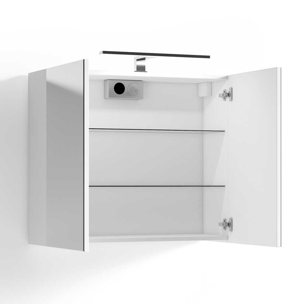 Spiegelschrank mit Doppeltür in Weiß - Niam