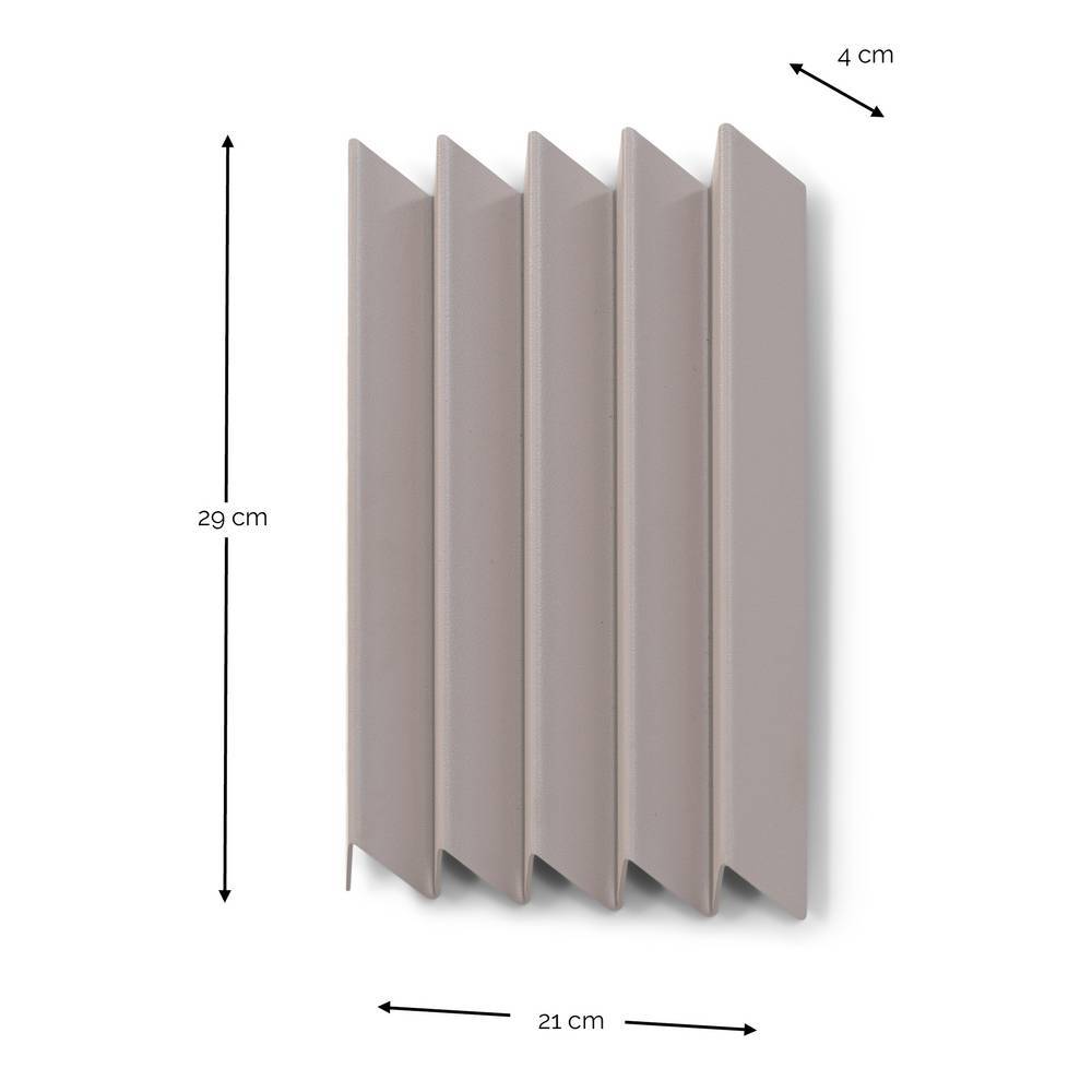 Design-Metallgarderobe in Taupe - Arjas