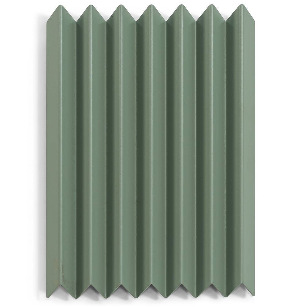 Design-Hängegarderobe in Graugrün Stahl - Onlio