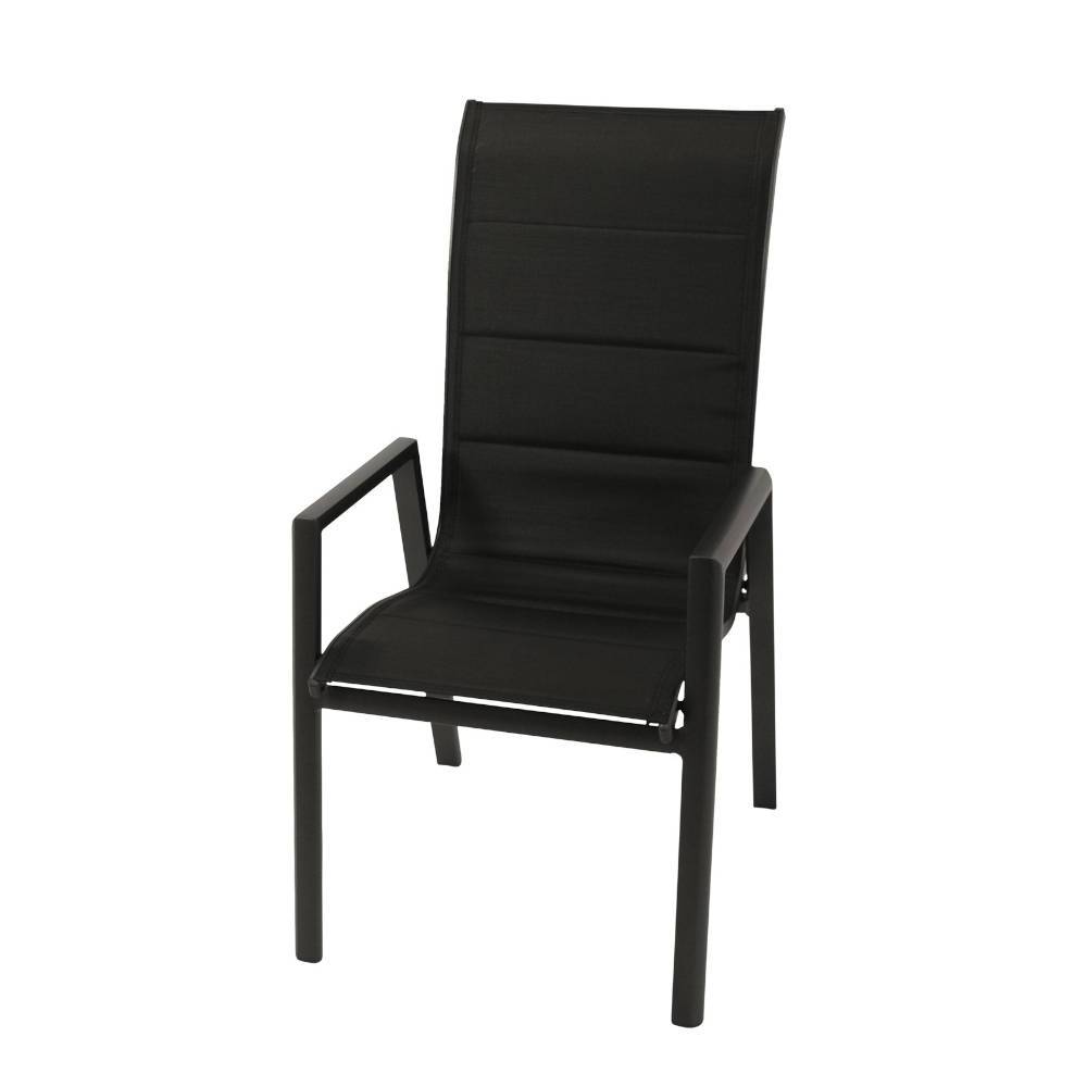 Gartenstuhl Set in Schwarz - Jemanu (4er Set)