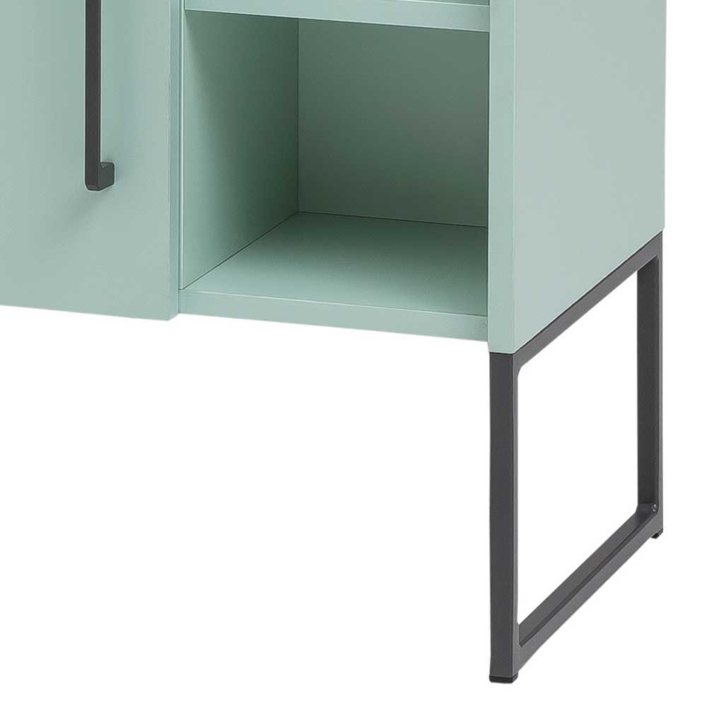 Modernes Badmöbel Set in Mintgrün - Esdrus (zweiteilig)