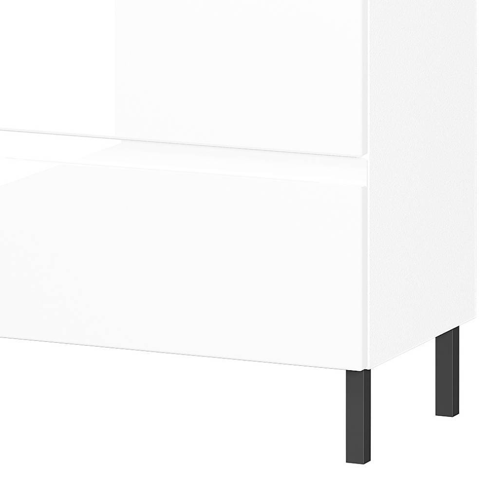 80 cm Waschbeckenschrank in Weiß Hochglanz - Loeesa