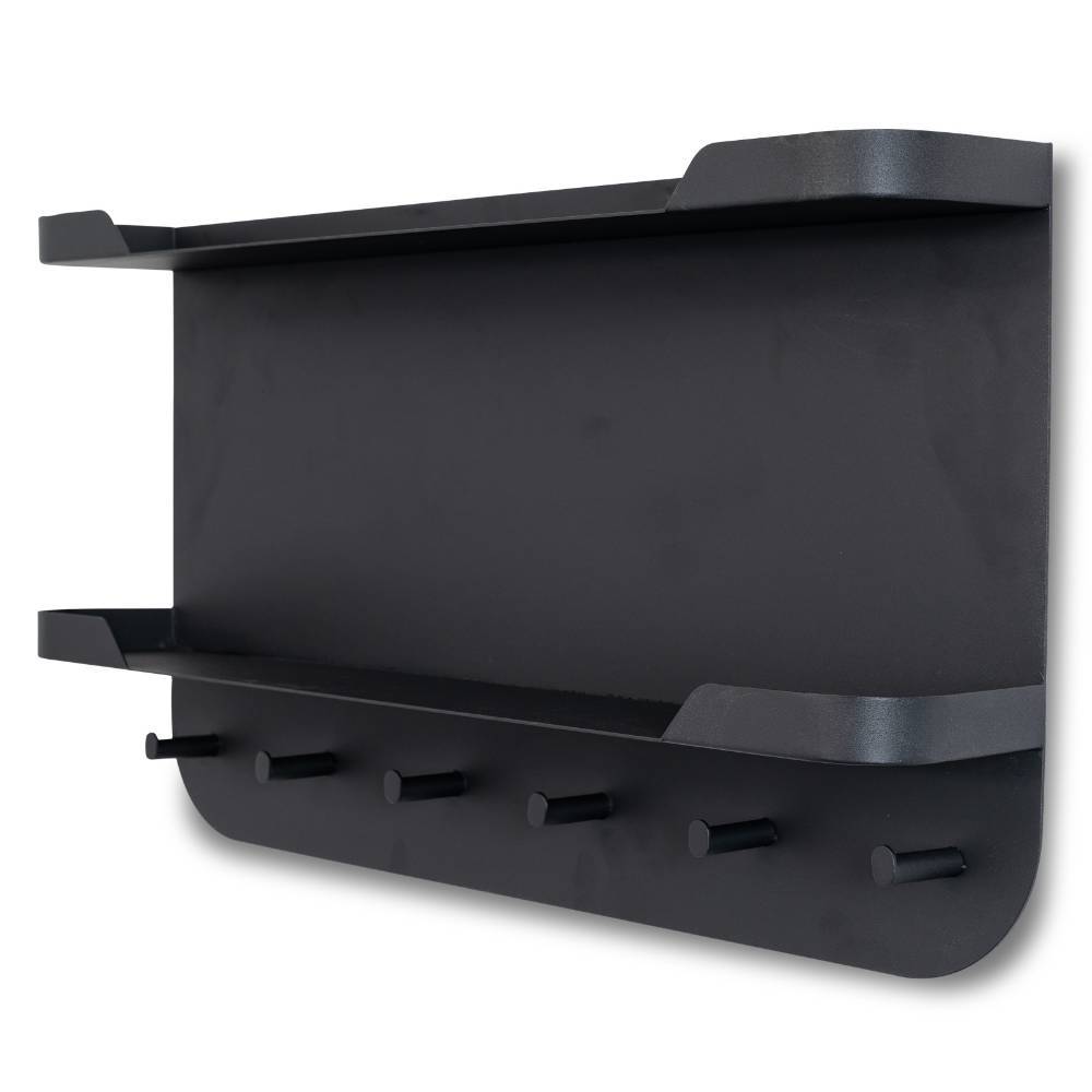 Wandgarderobe aus schwarzem Metall - Kalis