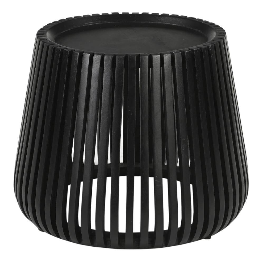 Design-Couchtisch in Schwarz lackiert - Oglio
