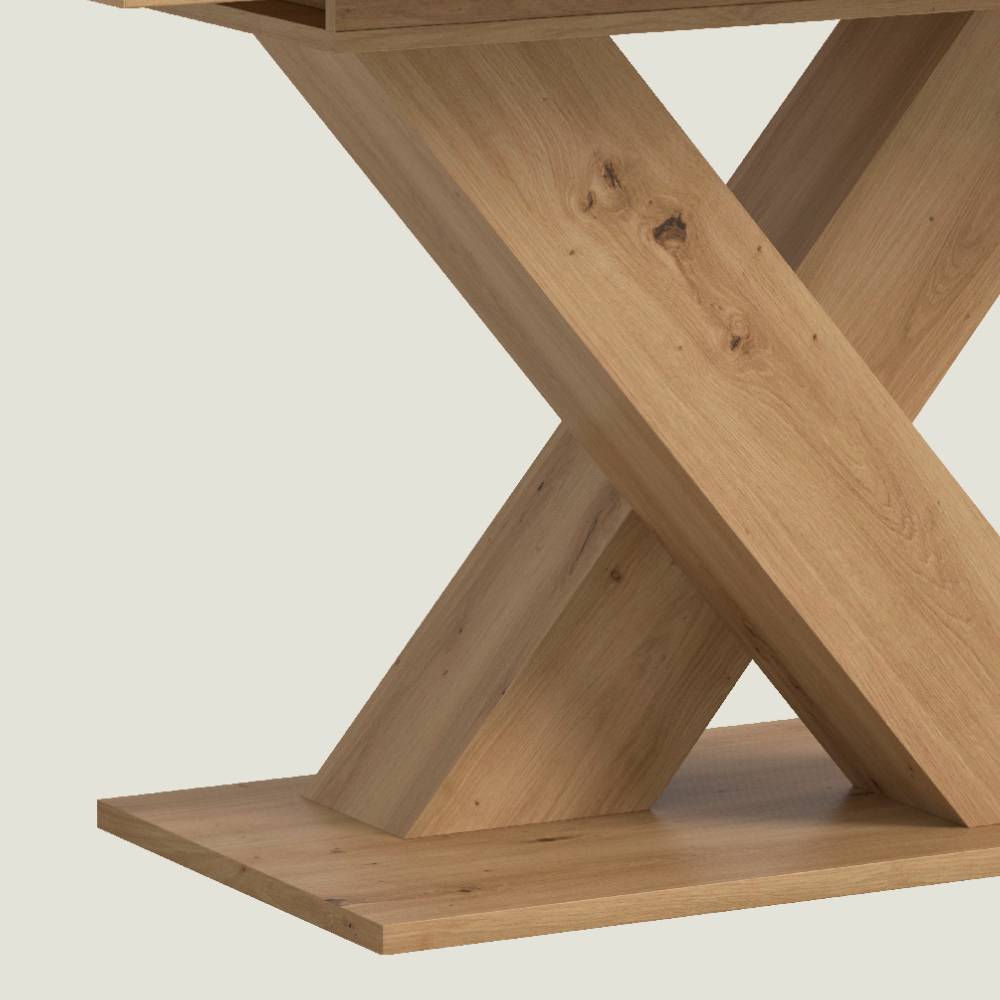 Esszimmer Ausziehtisch mit X-Säulenfuß - Onita
