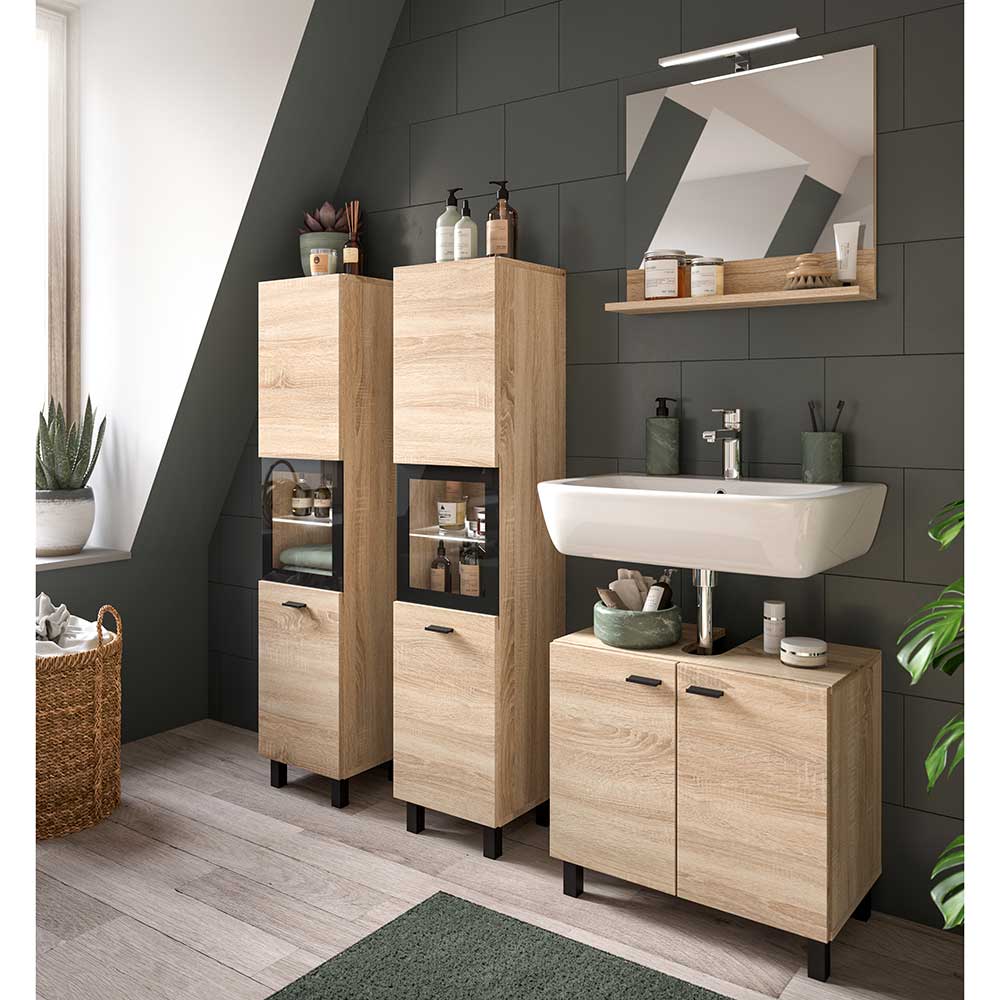 Badezimmermöbel-Set modern - Hoxtona (vierteilig)