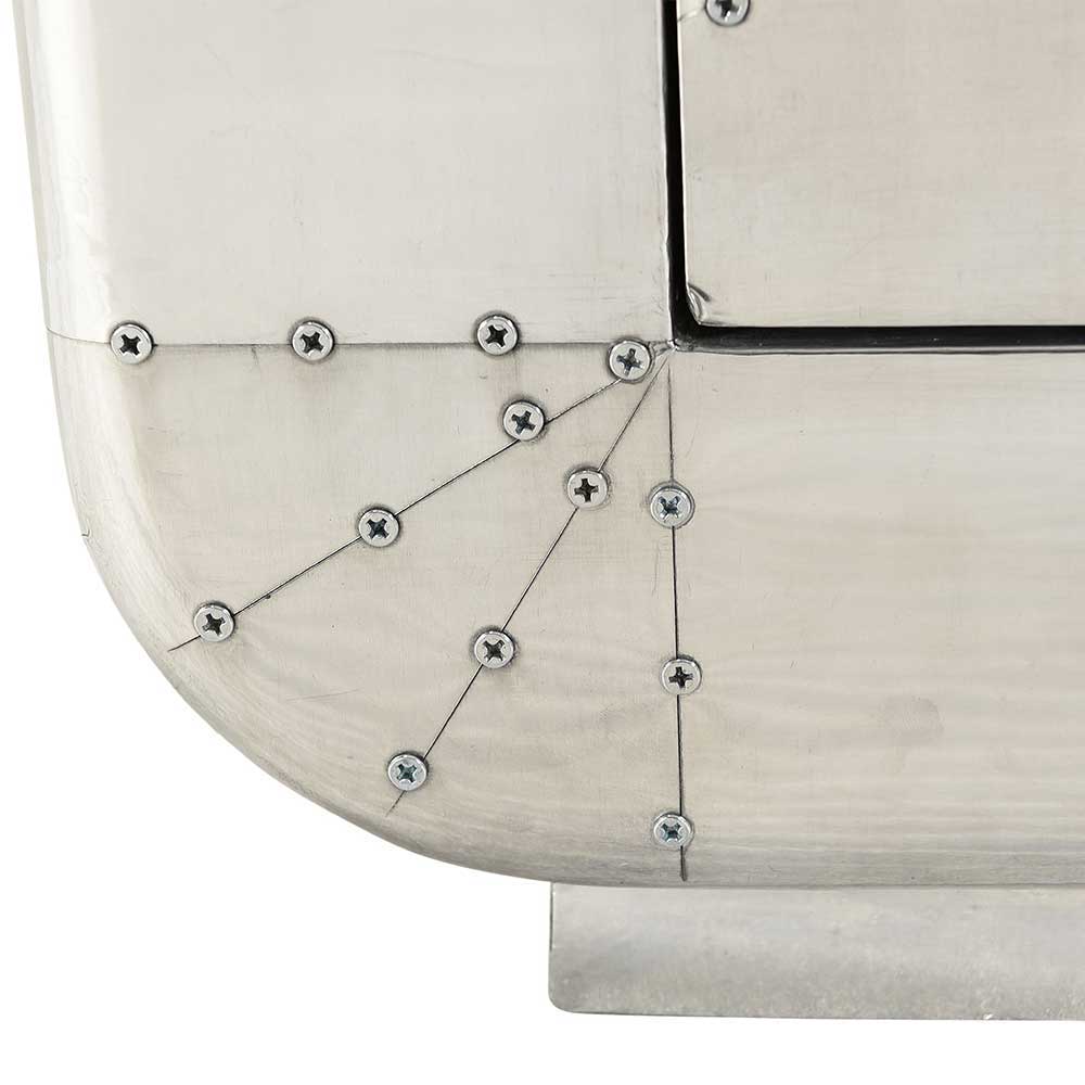Garderobenmöbel Kombi aus Aluminium - Pilot (dreiteilig)