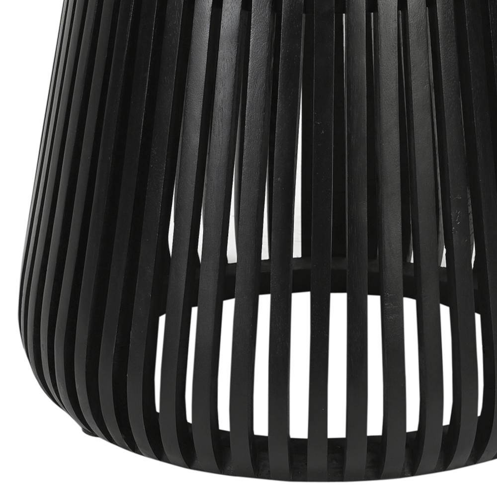 Design-Couchtisch in Schwarz lackiert - Oglio