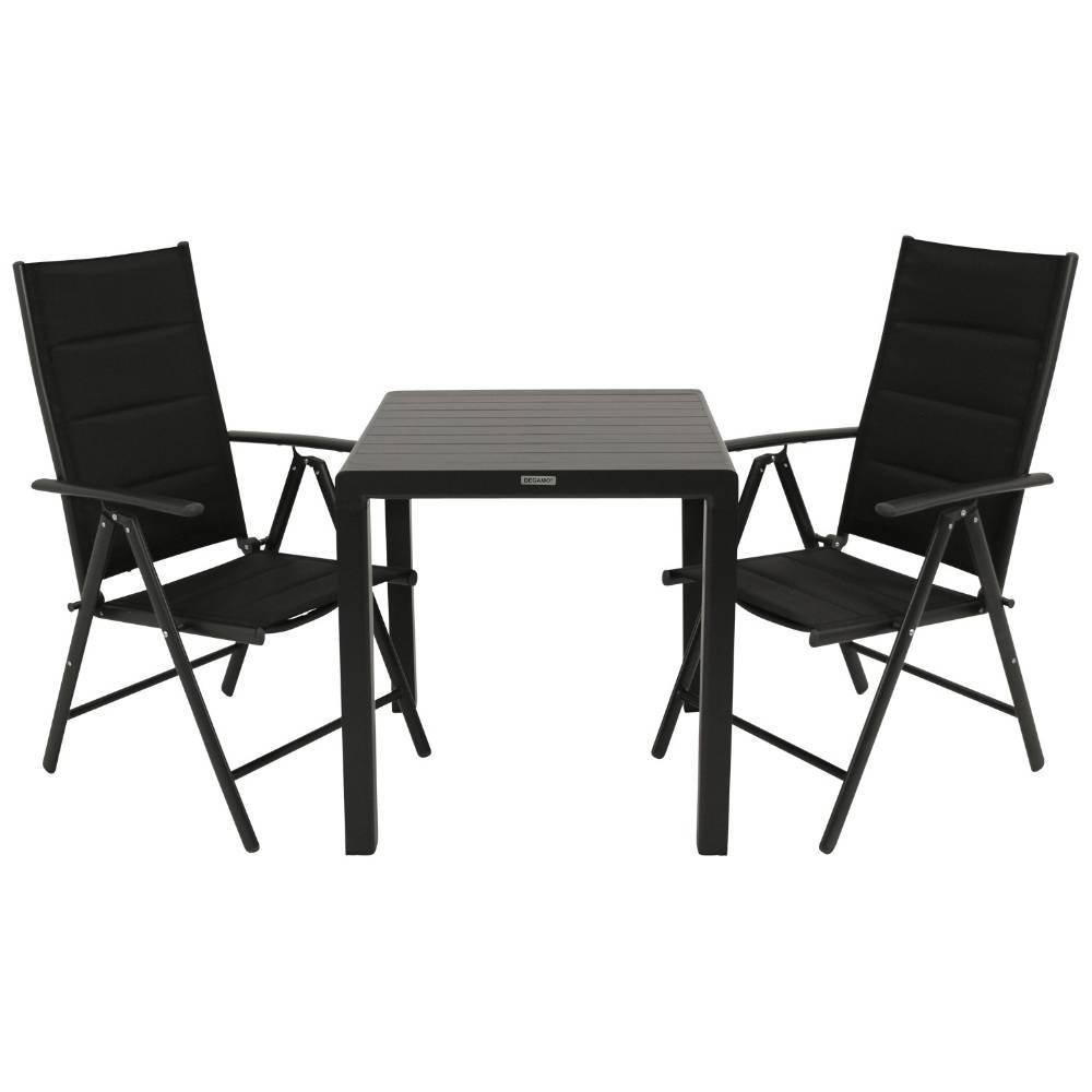 Zwei Klappsessel und Gartentisch Set - Cow (dreiteilig)