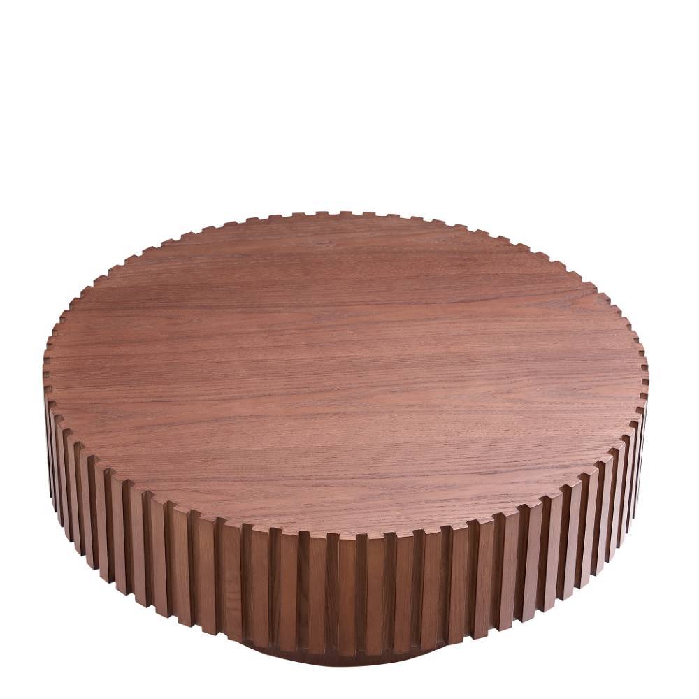 Design-Couchtisch in Walnussfarben - Exeta