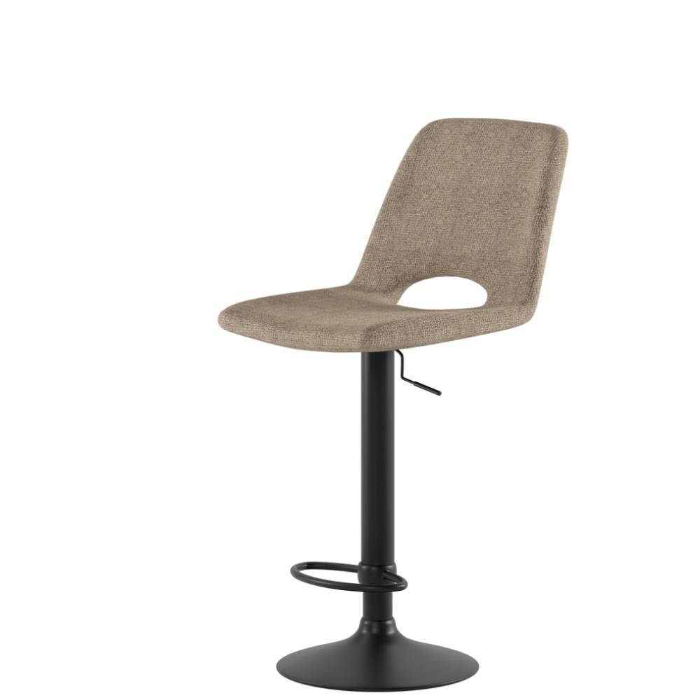 Drehbarer Barstuhl in Beige - Comrinaca (2er Set)