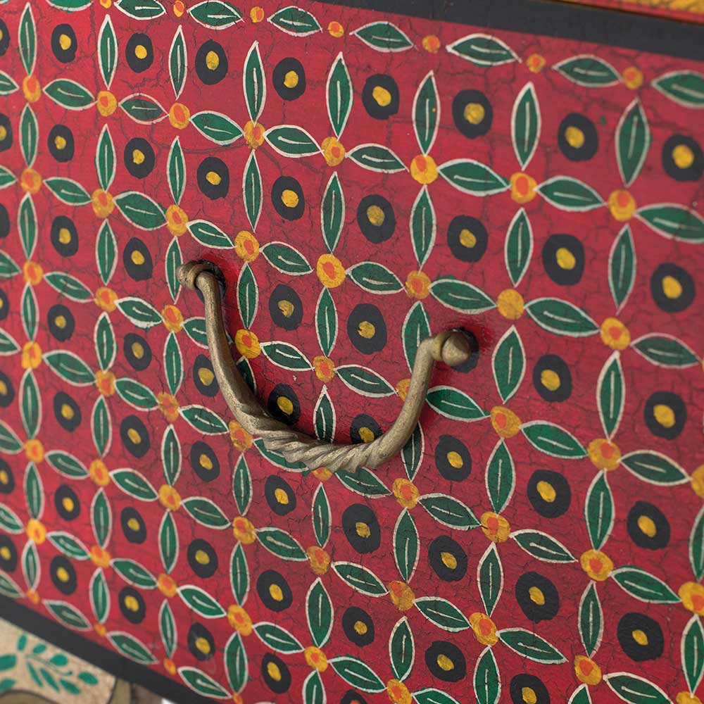 Orient Design Truhe in Bunt mit Elefanten Motiv - Branle