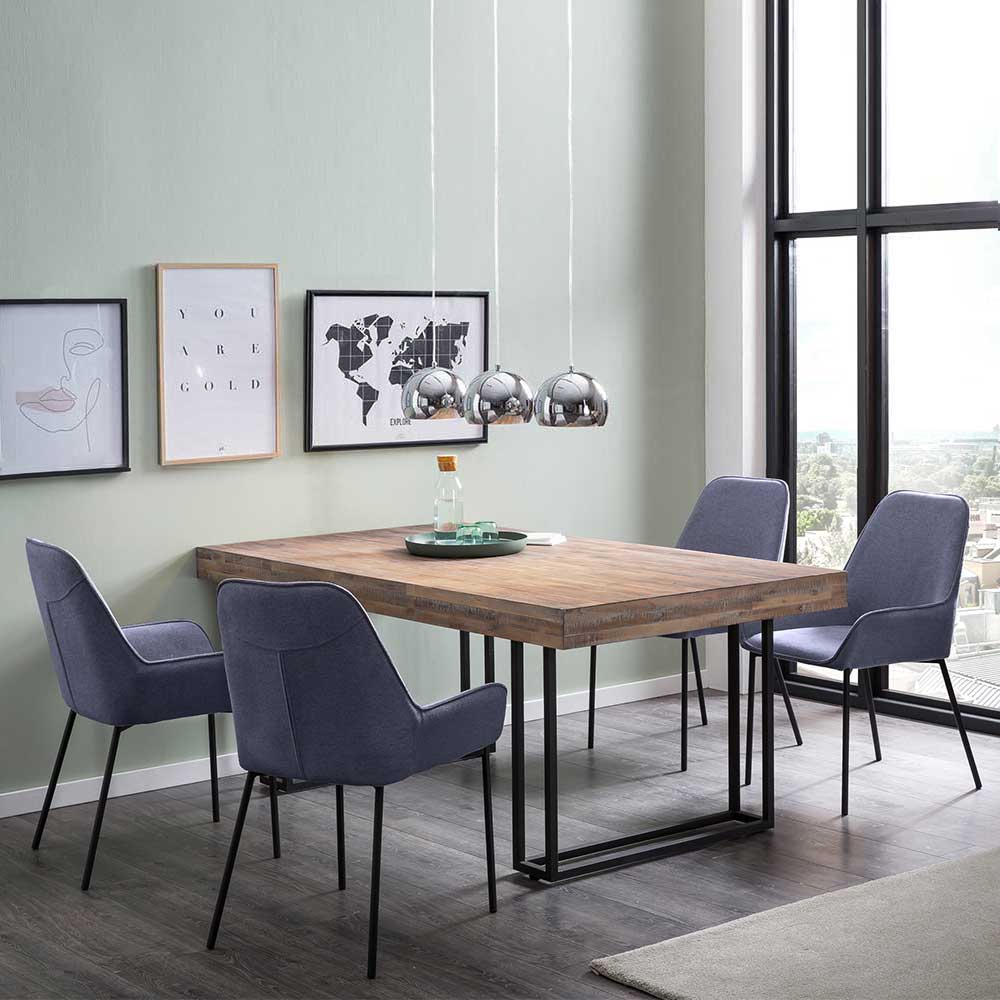 Industrial Tisch & Stühle - Ruric (fünfteilig)