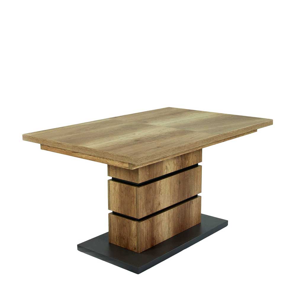 Verlängerbarer Tisch auf Säulengestell - Bario