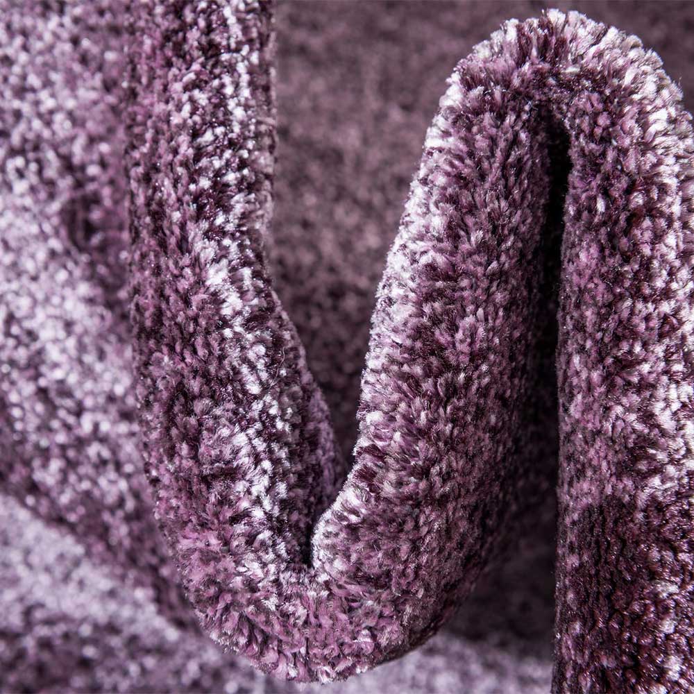 Moderner Teppich in Violett-Tönen & Beige - Marliana