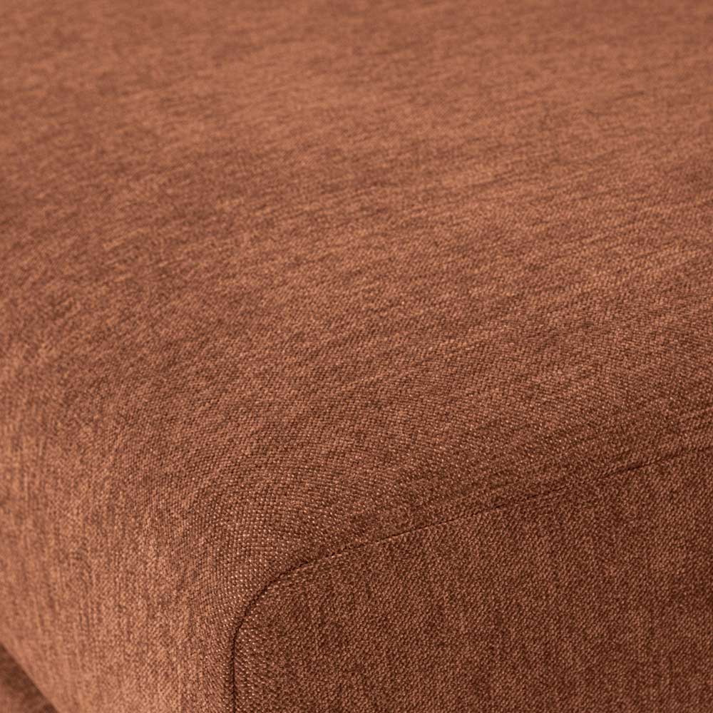 Modulsofa Recamiere in Rost Braun - Brixx