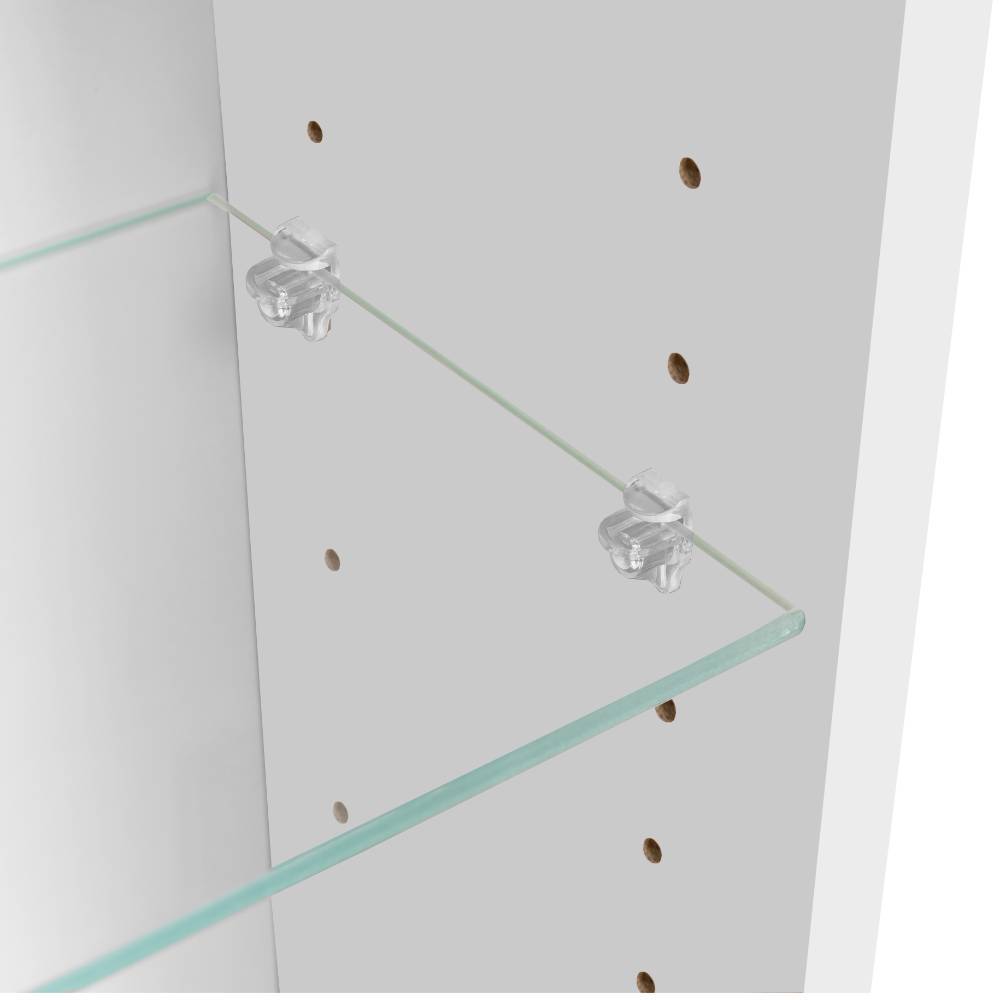 120cm Bad-Spiegelschrank in Mattweiß - Yvonja