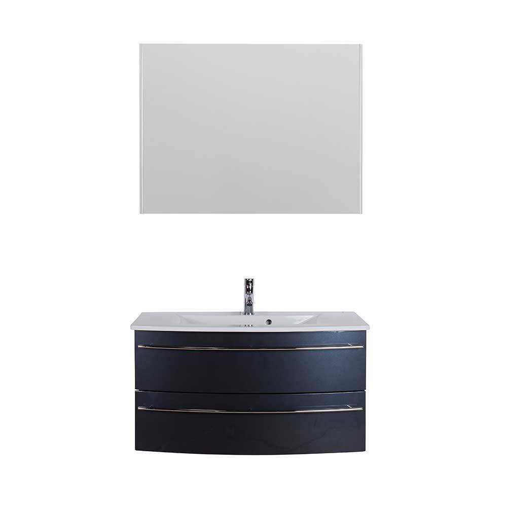 Waschplatz mit Licht Spiegel modern - Menu (zweiteilig)