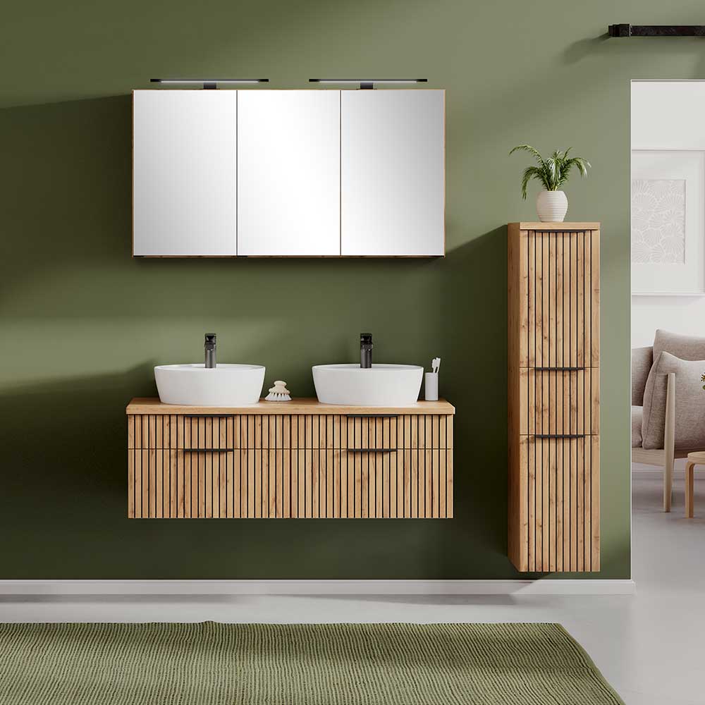 Badezimmer-Möbel-Set - modernes Design - Crystoga (dreiteilig)