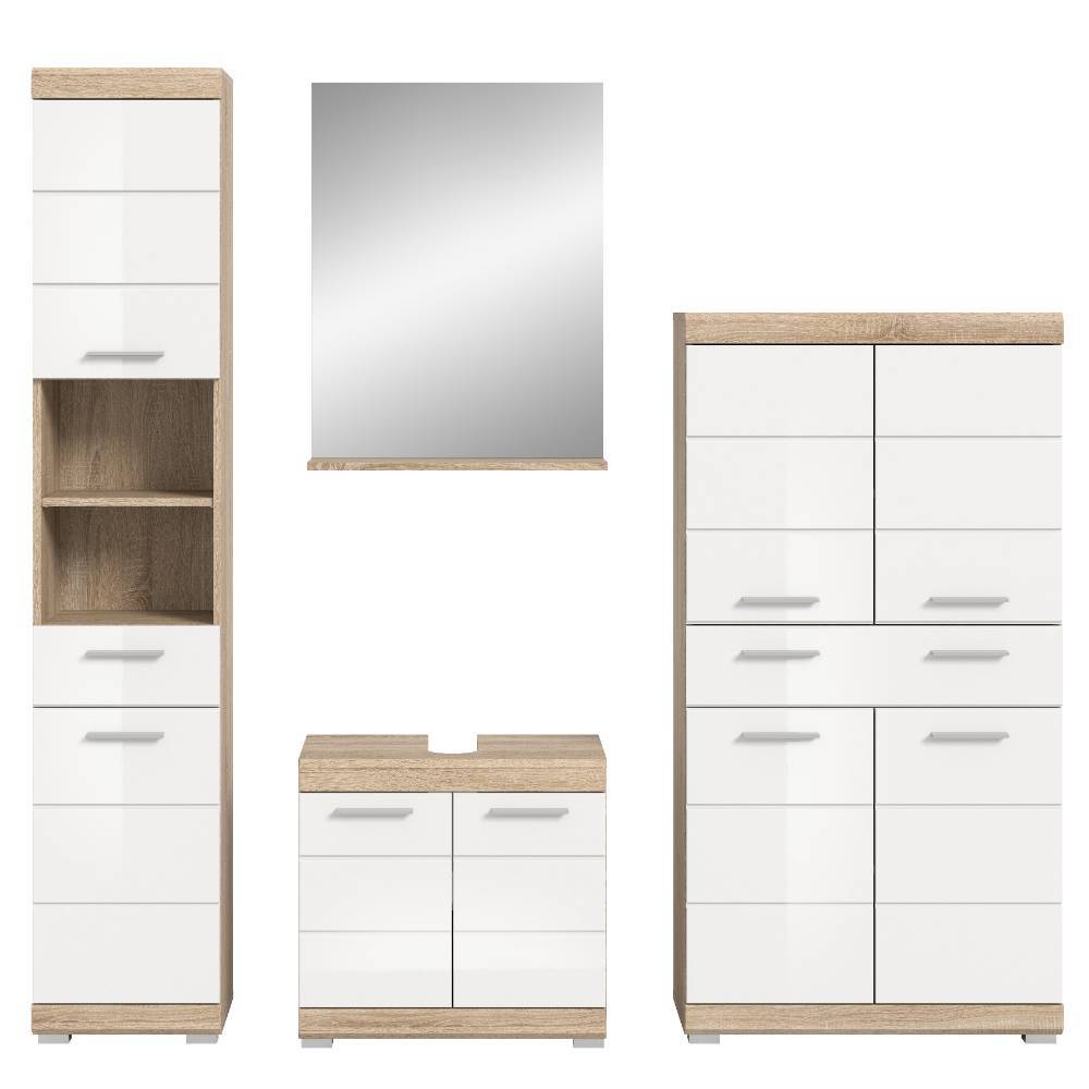 Badezimmer Einrichtung Set Möbel - Calbanyara (vierteilig)