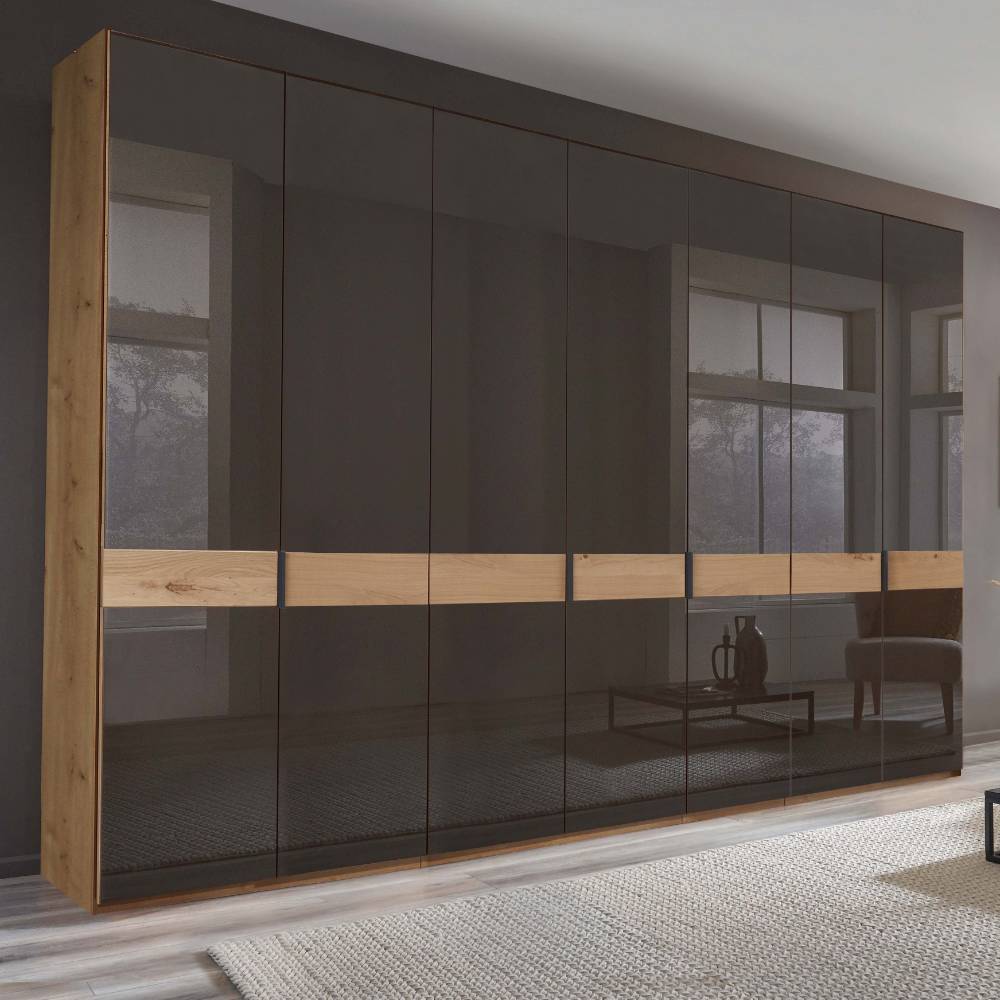 7-türiger Kleiderschrank mit Glasfront - Vutonia