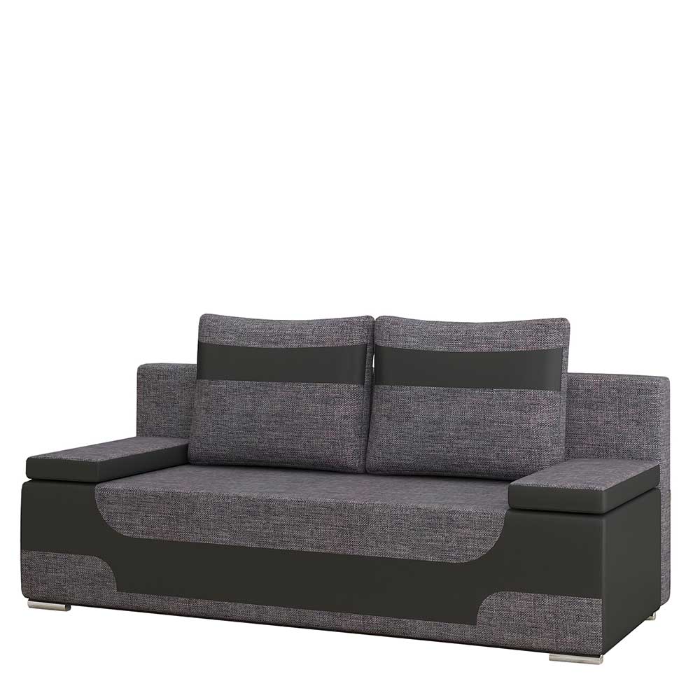 Design-Schlafsofa im Material-Mix - Ligov