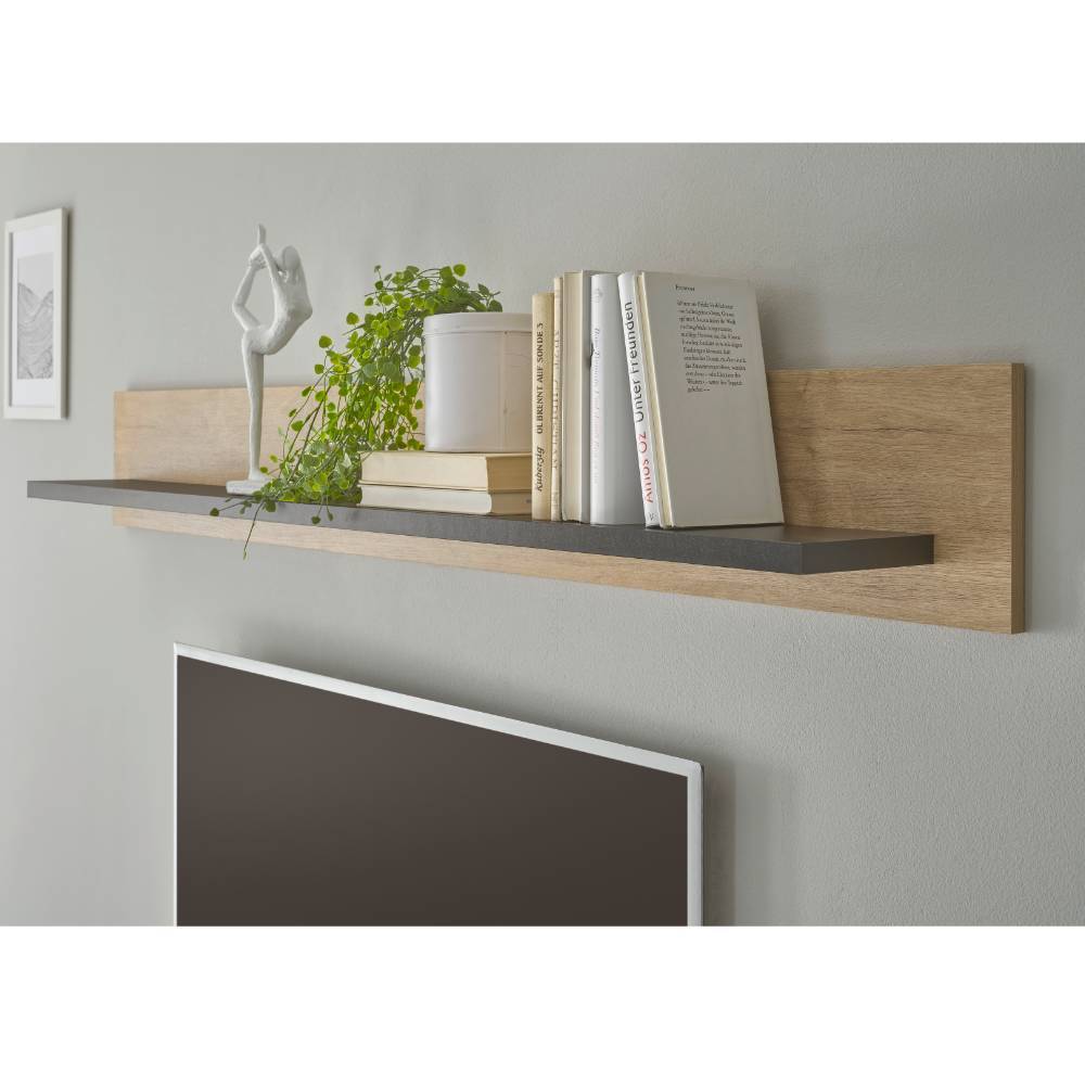 Landhaus-TV-Anbauwand Set - Hengas (dreiteilig)