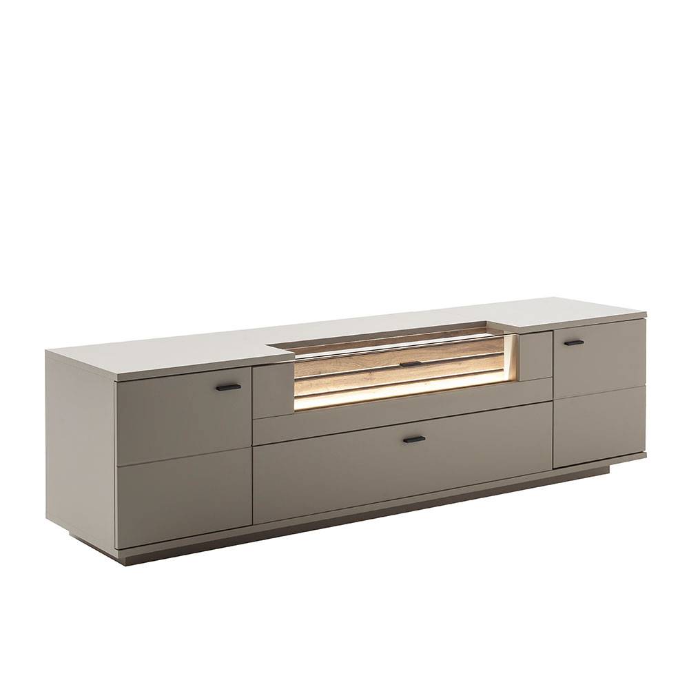 TV Unterschrank mit LED Beleuchtung - Teorina