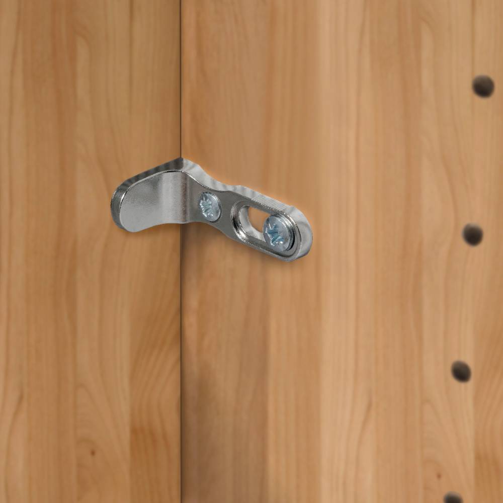 5-türiger Kleiderschrank in Eiche Bianco - Nikoba