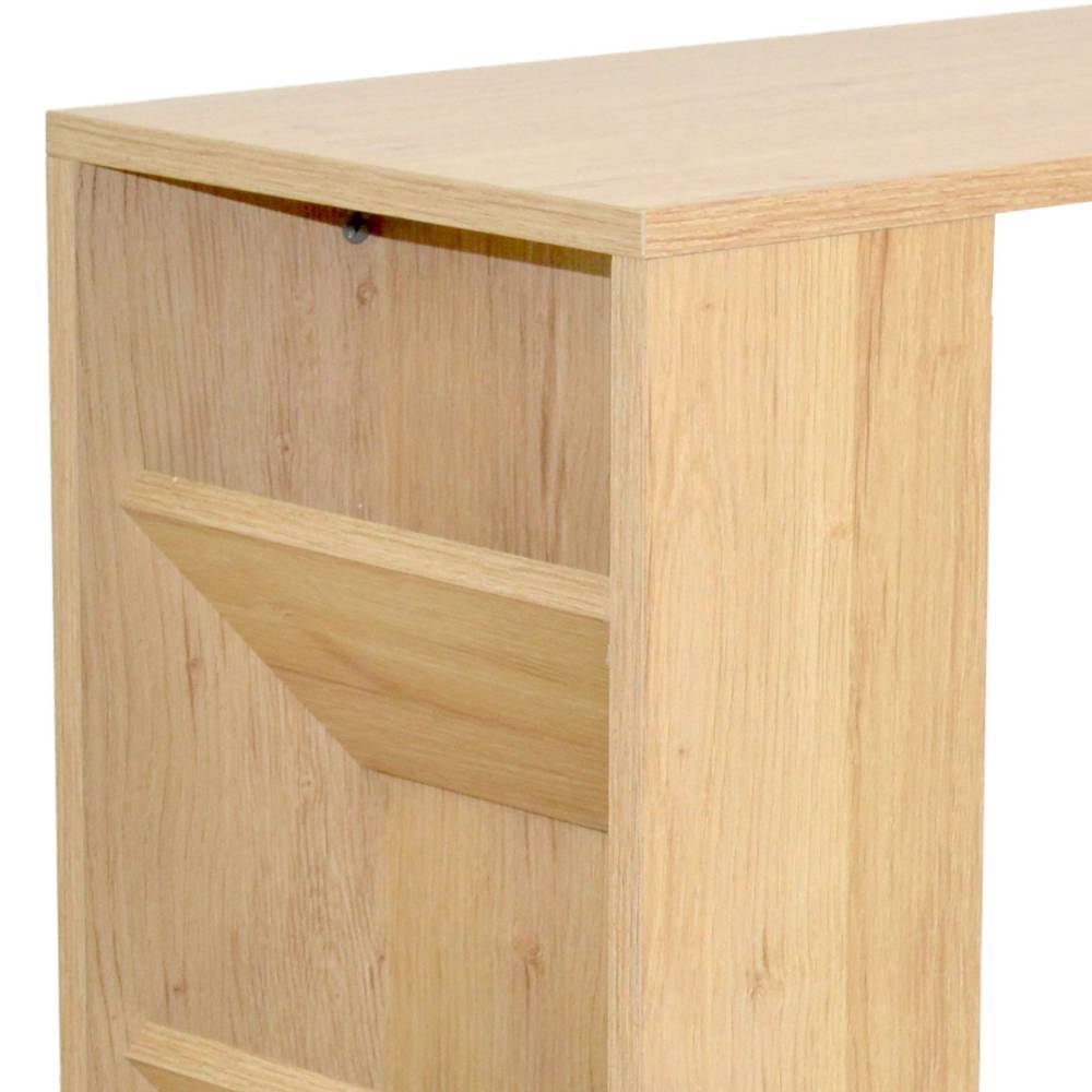 Anstelltisch in Eiche Natur Holzoptik - Monika