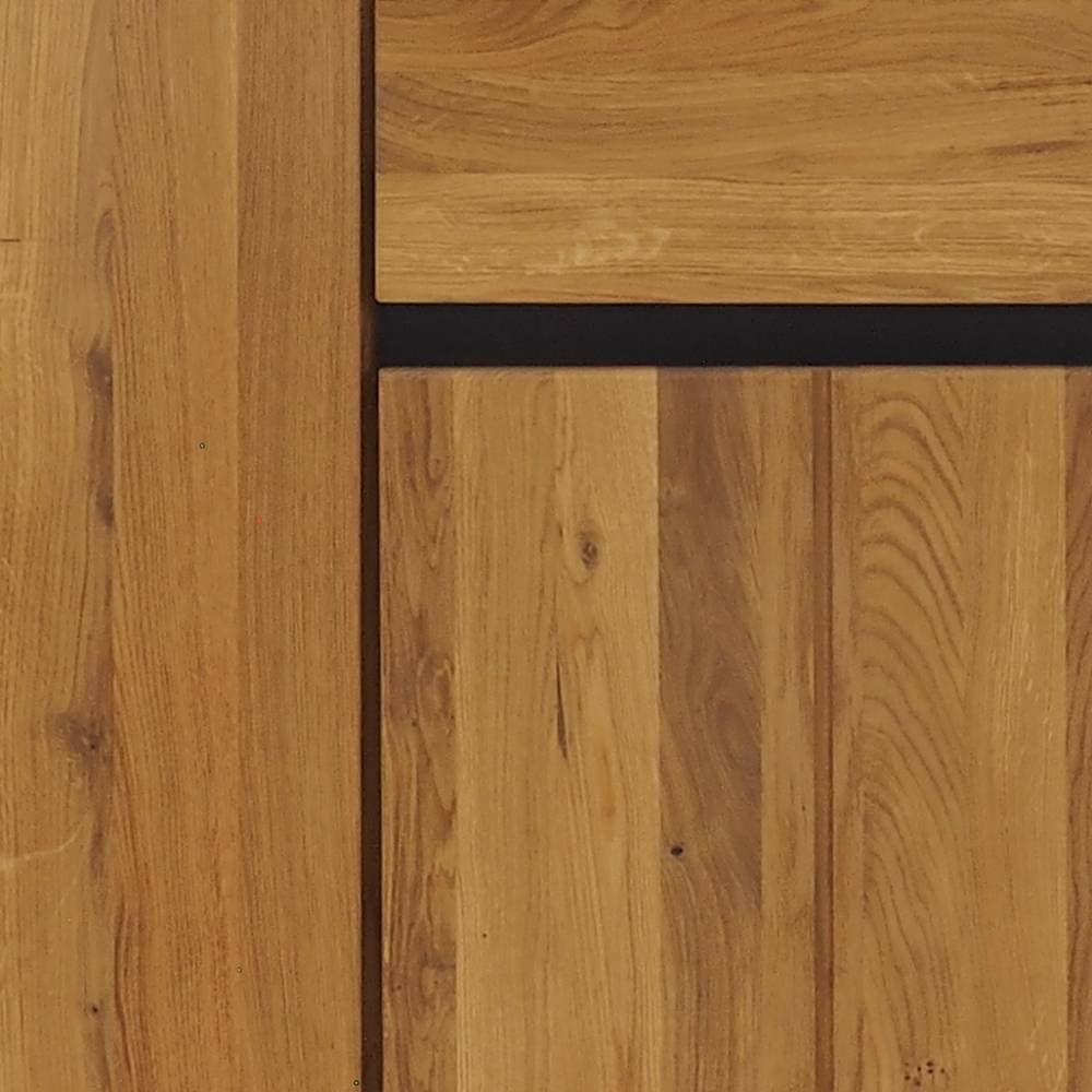 Highboard Vitrine aus Eiche Massivholz - Sofija