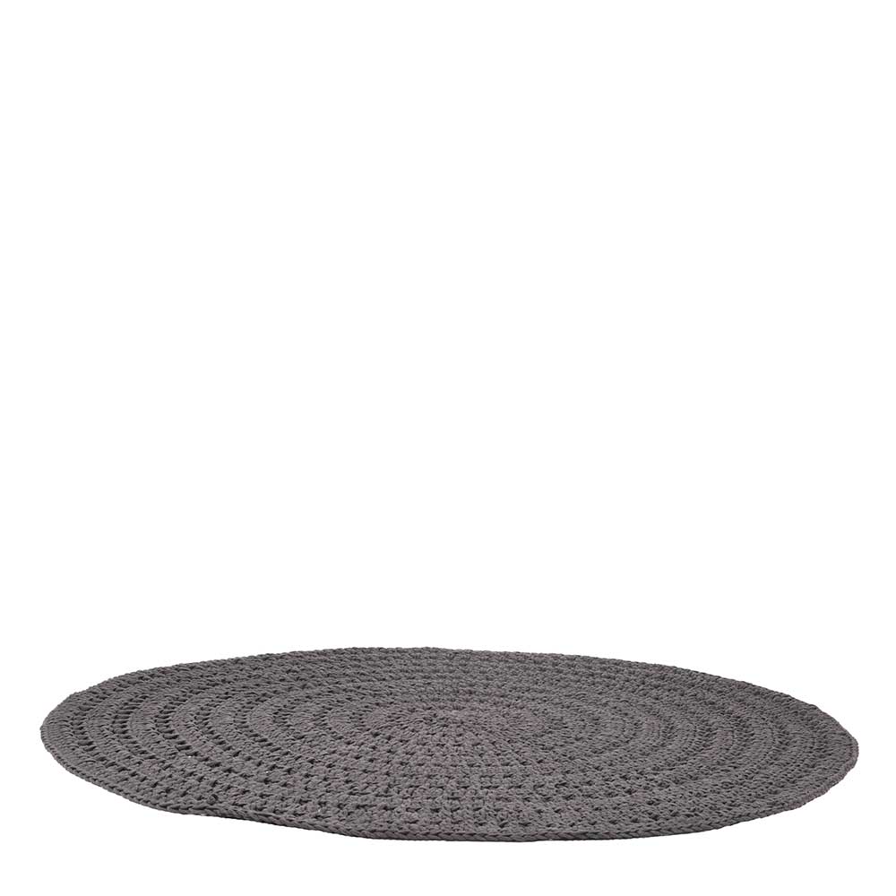 Gehäkelter Teppich in runder Form - Calocta